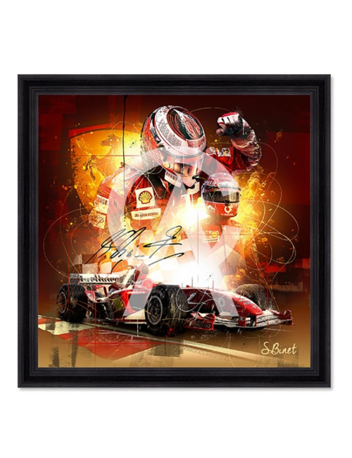Tableau Michael Schumacher – Sylvain Binet – Très grand format