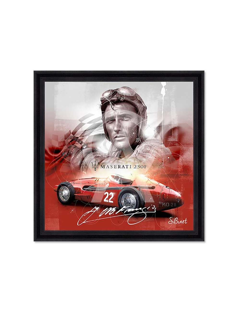 Tableau Maserati 250F – Sylvain Binet