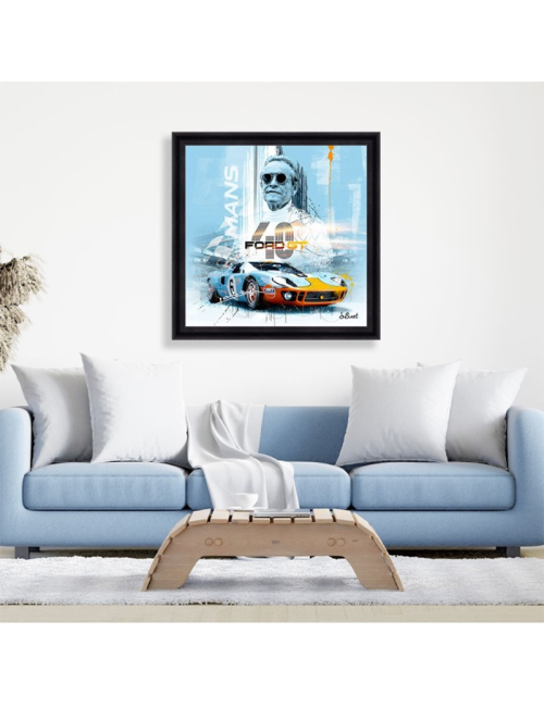 Tableau GT40 – Sylvain Binet – Très grand format