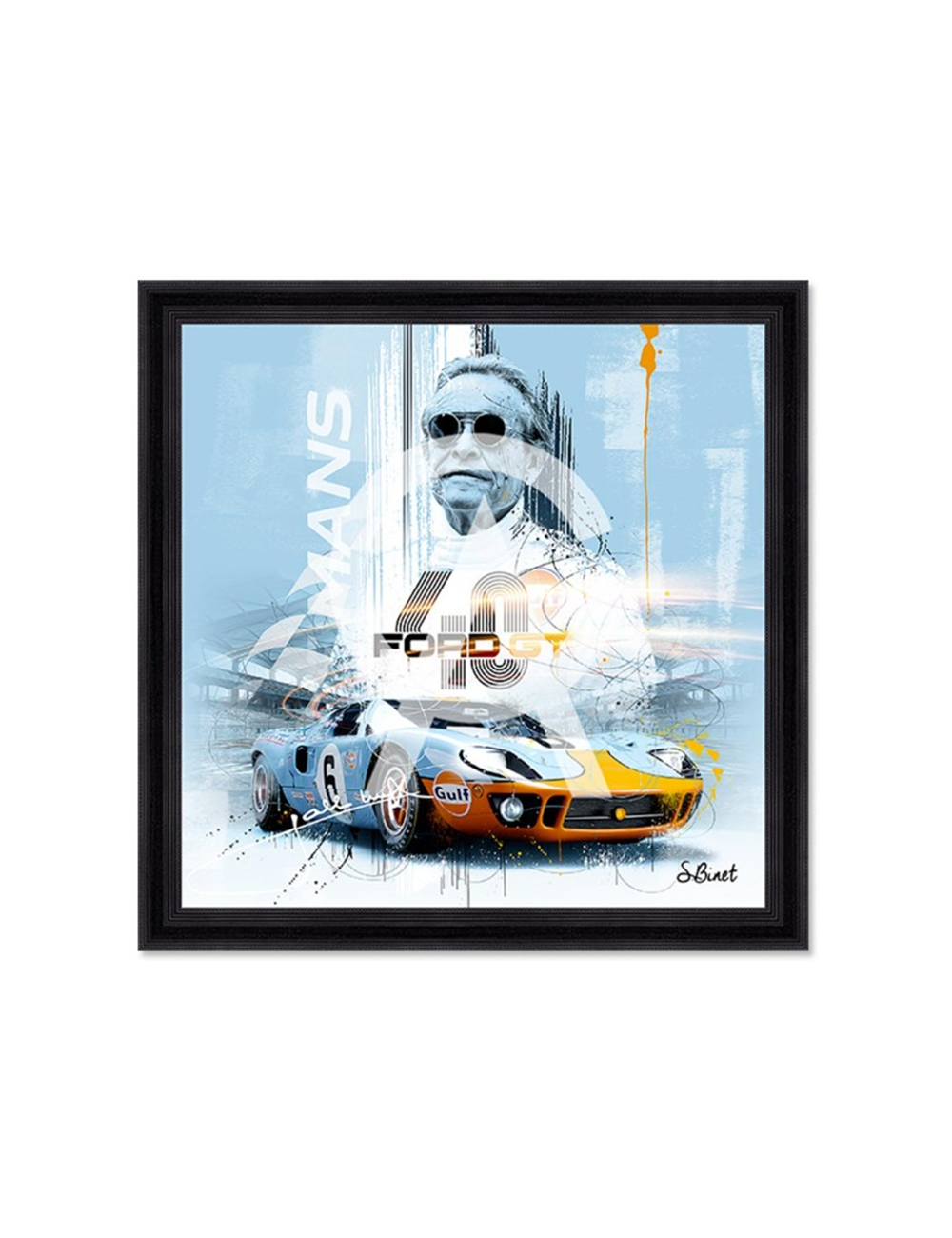 Tableau GT40 – Sylvain Binet – Très grand format