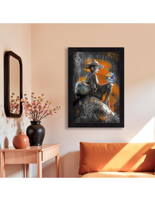 Tableau Le pêcheur et la terre – Romaric