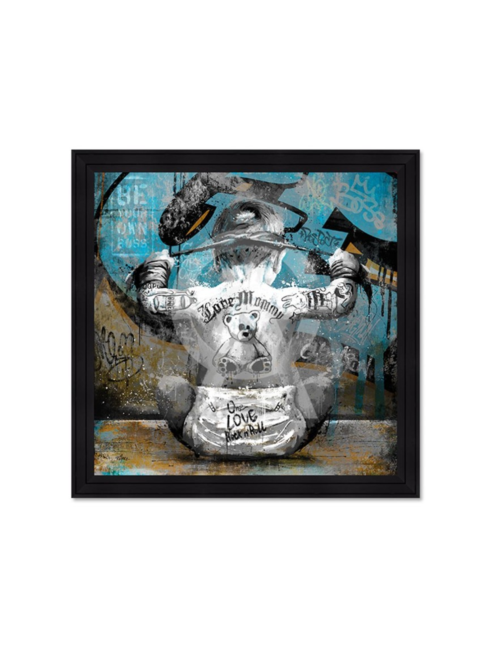 Tableau Bébé tatoué – Romaric