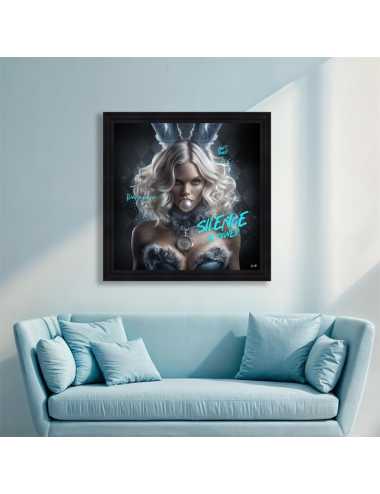 Tableau contemporain Silence Sarah B. décoration murale