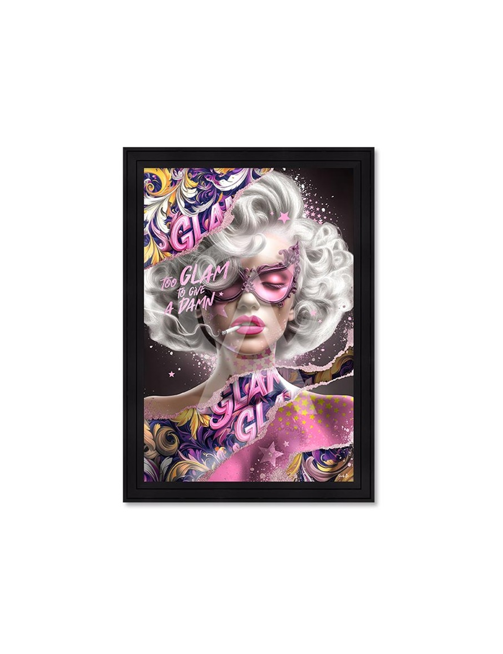 Tableau Too Glam – Sarah B. – 80x120 cm