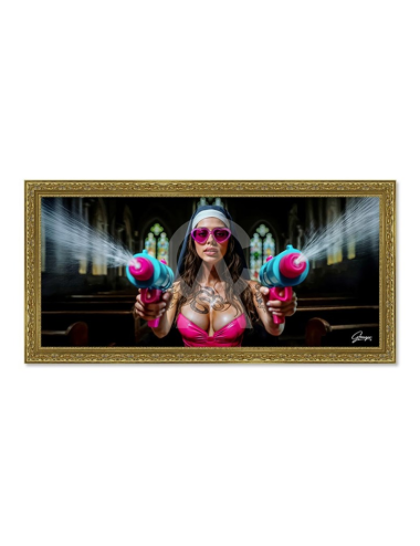 Tableau Holy Water 63x140 Alexandre Granger – art cinématographique