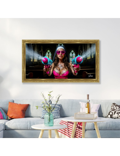 Tableau Holy Water 63x140 – Alexandre Granger