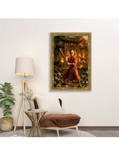 Tableau Zen Boy 80x120 Alexandre Granger – art mural cinéma