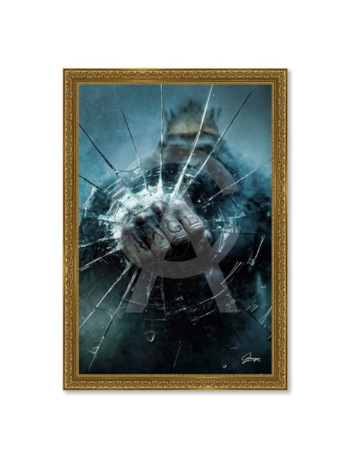 Tableau Rage 80x120 – Alexandre Granger