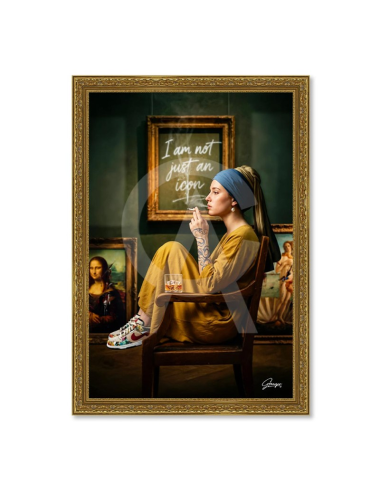 Tableau No Just an Icon Alexandre Granger – décoration murale design