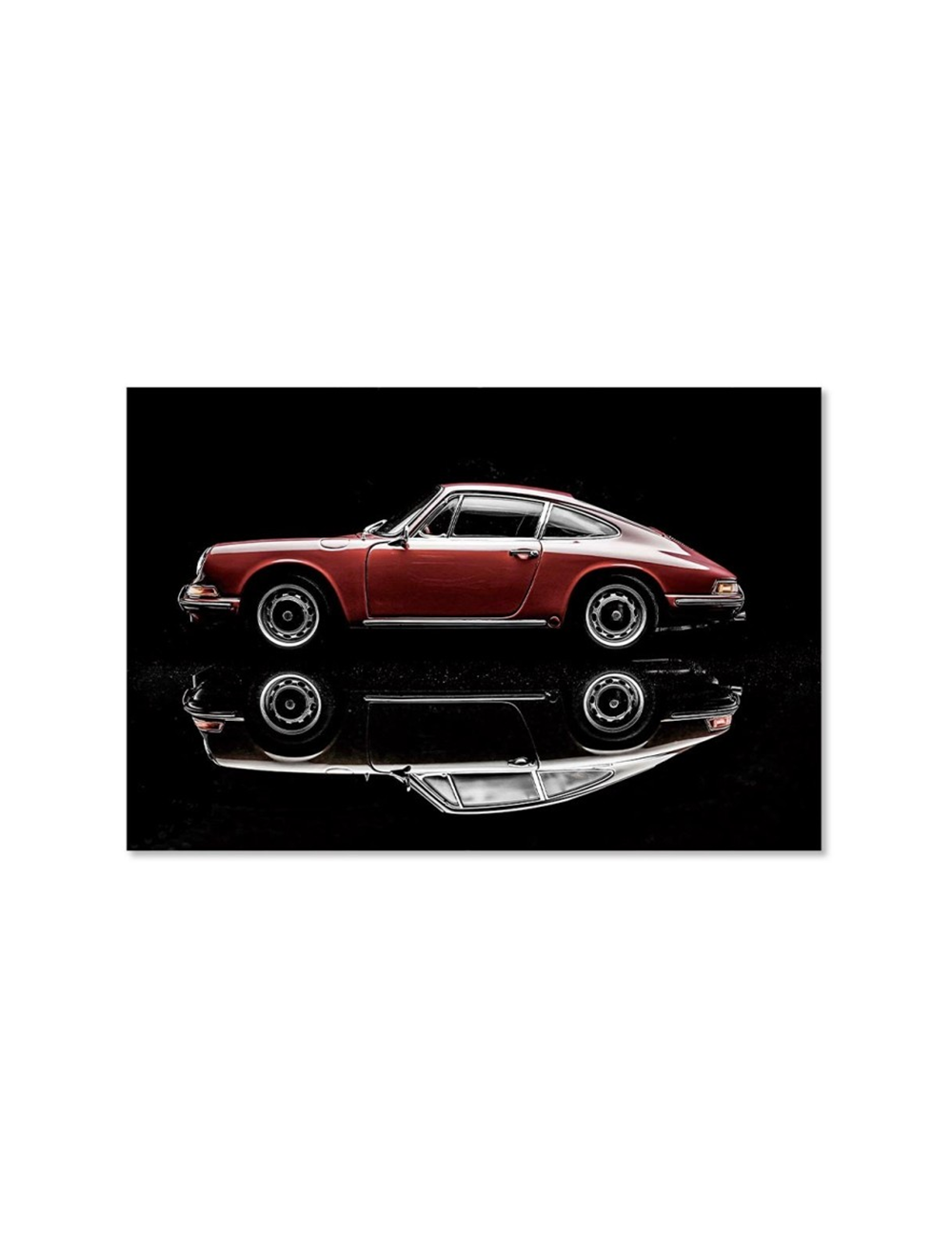 Tableau voiture classique sur verre – design automobile