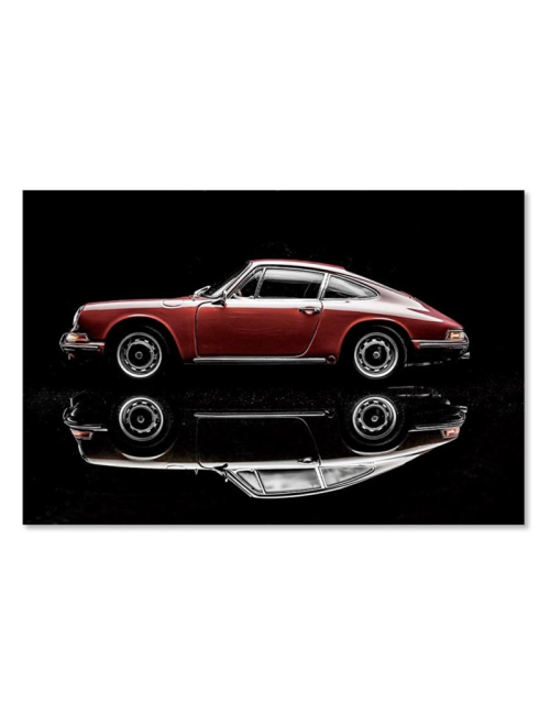 Tableau voiture classique sur verre – design automobile