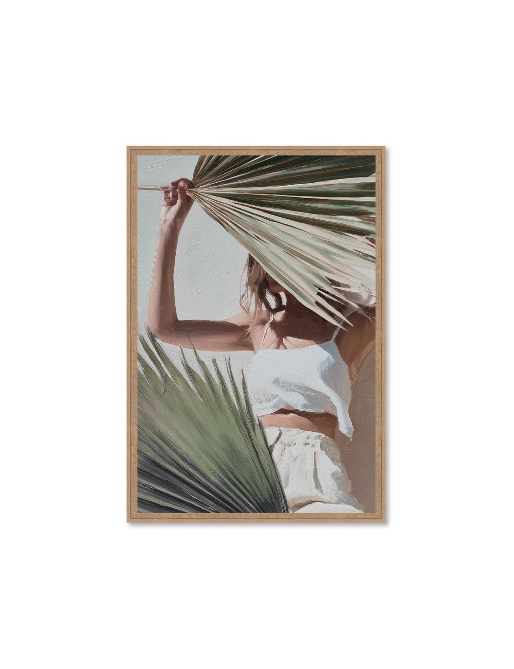 Tableau portrait féminin naturel – Orya