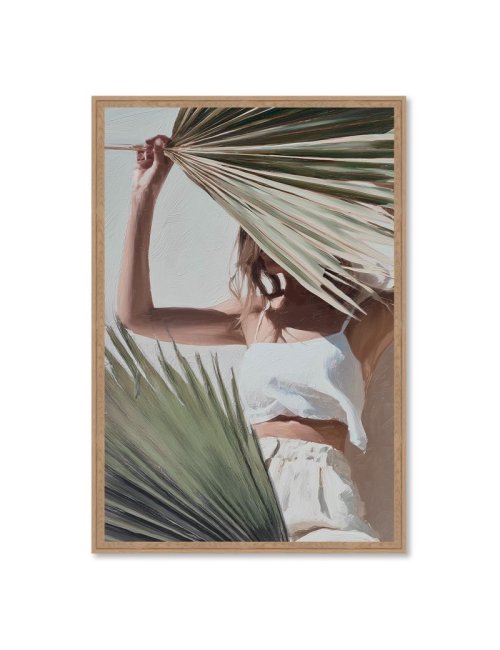 Tableau portrait féminin naturel – Orya