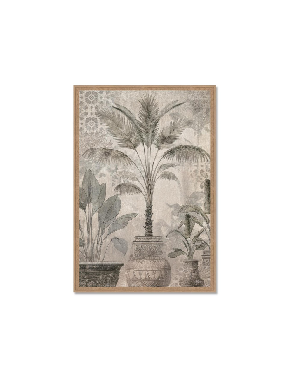 Tableau végétal palmiers 80x120 – Orya