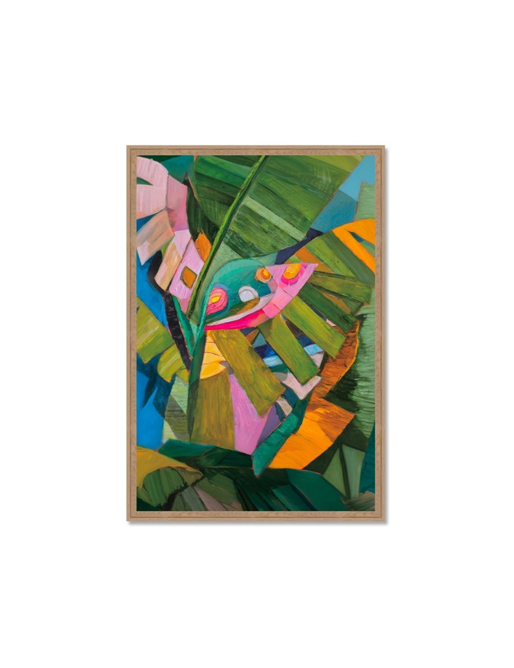 Tableau abstrait végétal 80x120 – Orya