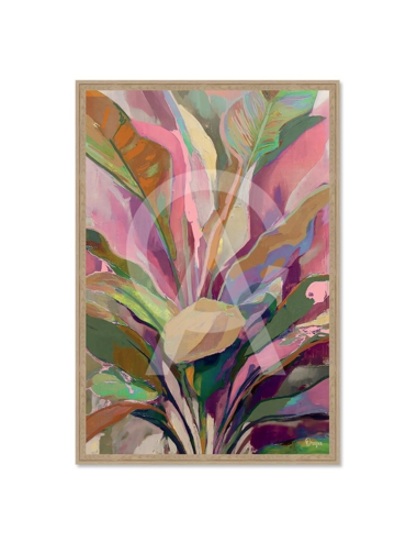 Tableau végétal coloré contemporain – Orya