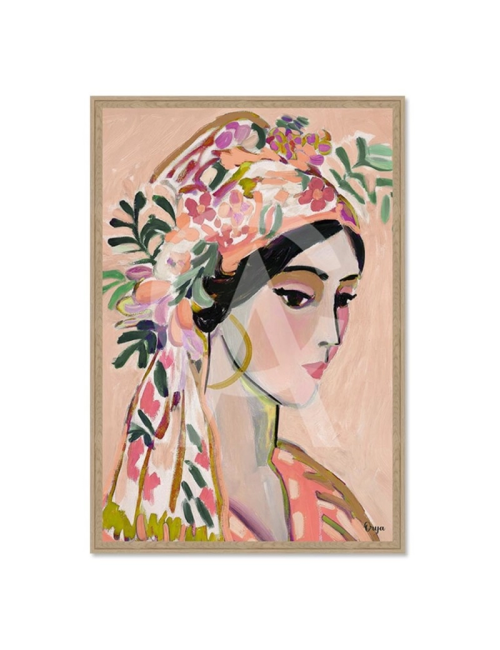 Tableau portrait féminin poétique – Orya