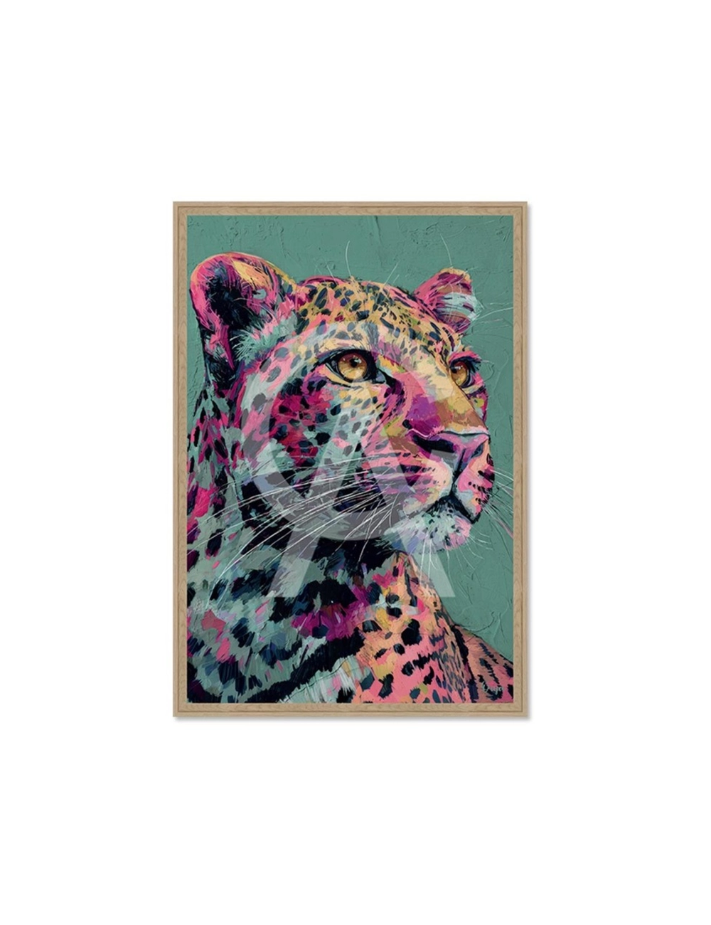 Tableau léopard pop art 80x120 – Orya