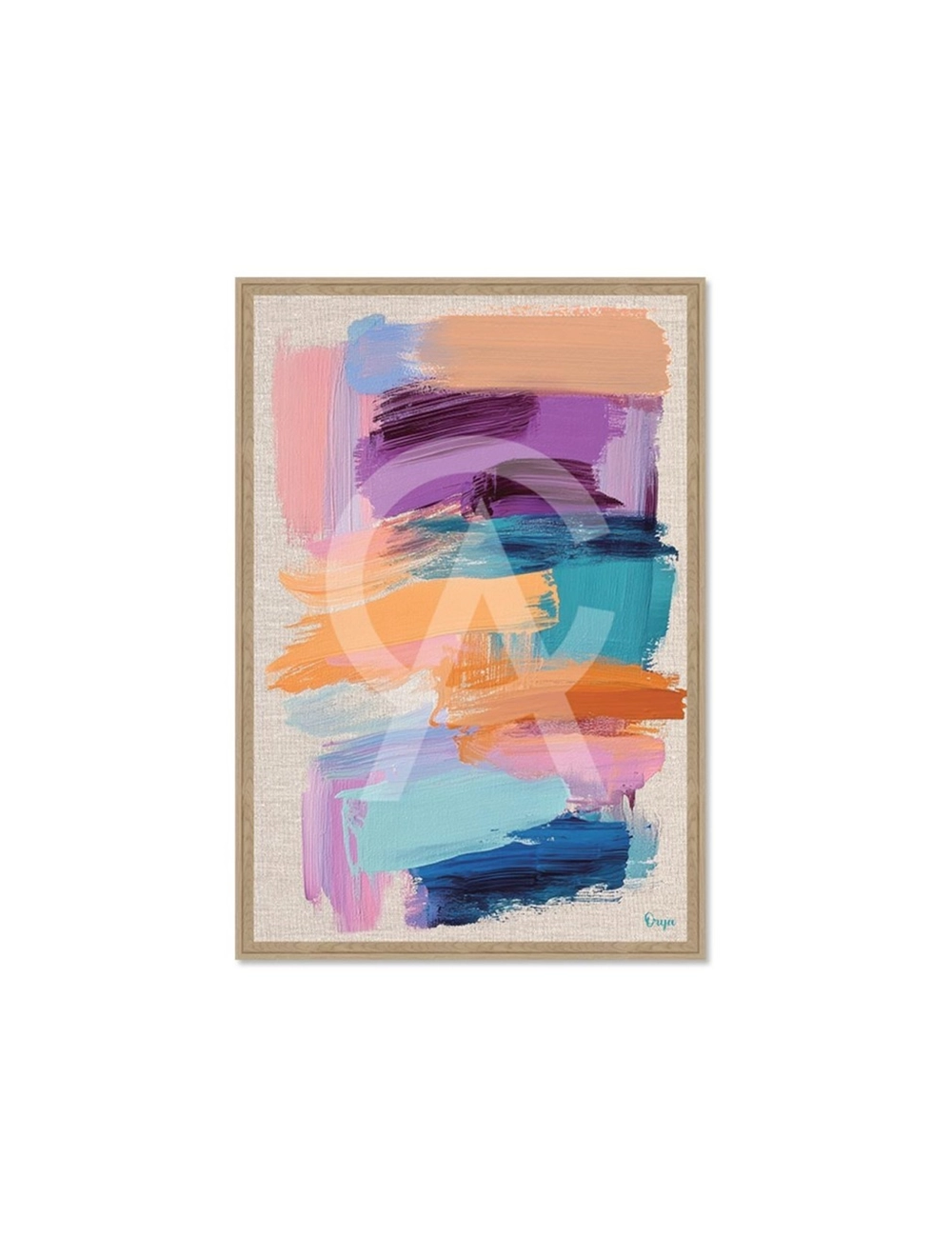 Tableau abstrait coloré 80x120 – Orya