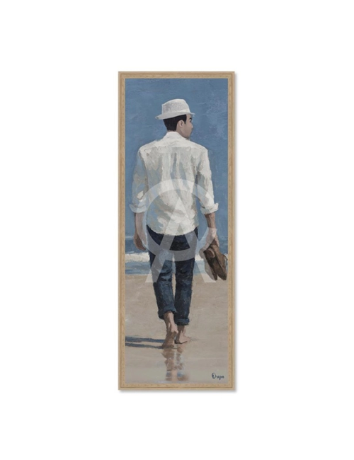 Tableau homme sur la plage – Orya