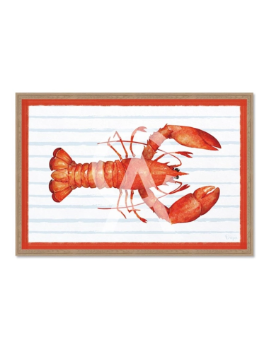 Tableau homard rouge style marin – Orya
