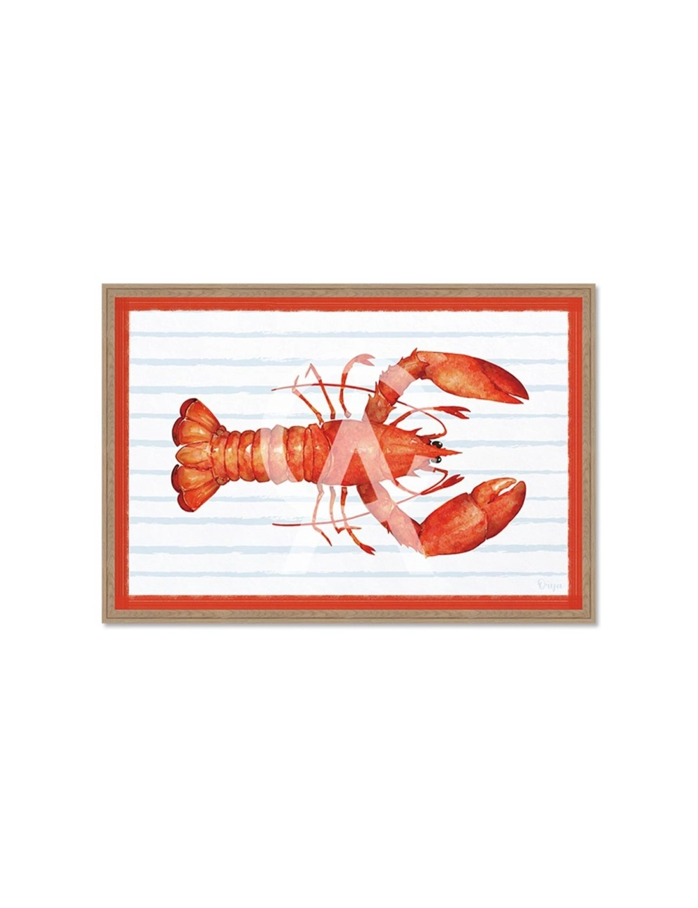 Tableau homard rouge style marin – Orya