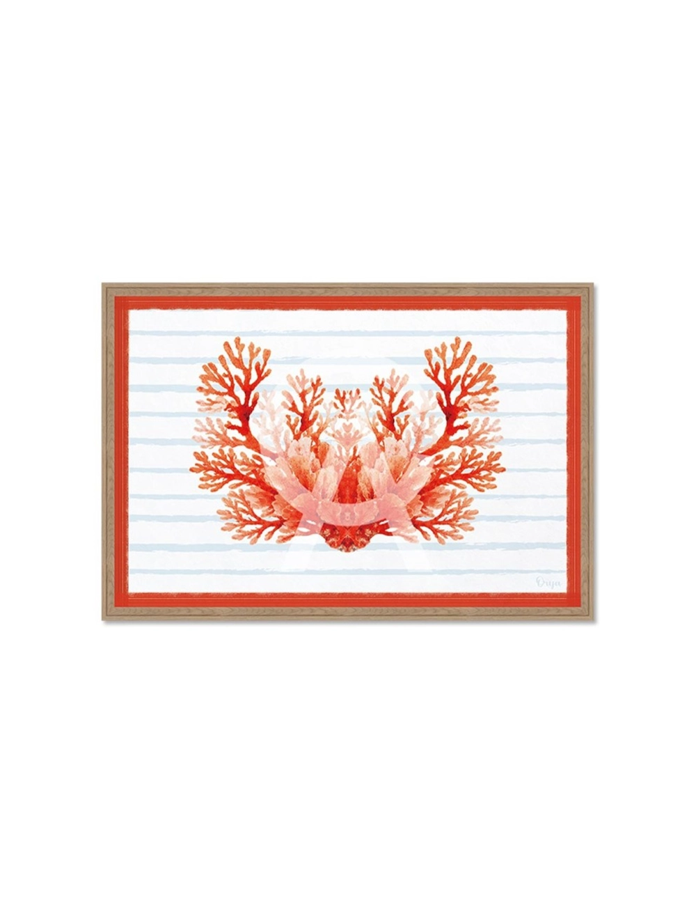 Tableau corail rouge marin – Orya
