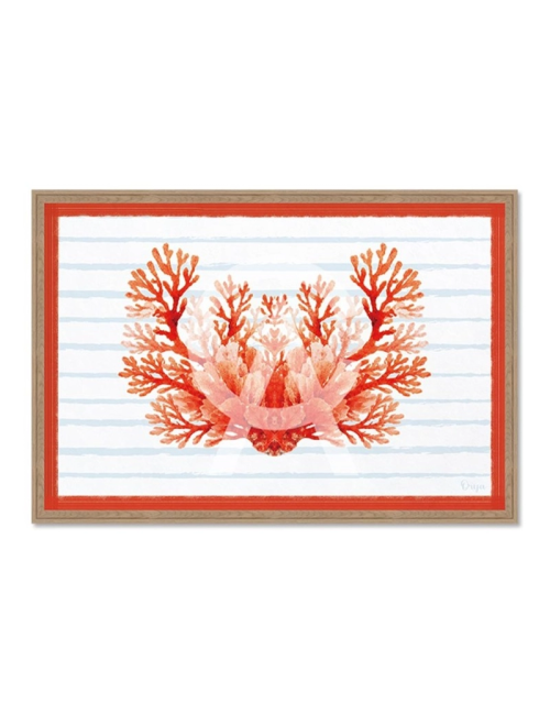 Tableau corail rouge marin – Orya