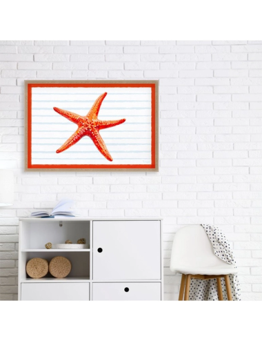 Tableau étoile de mer rouge – Orya