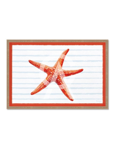 Tableau étoile de mer rouge – Orya