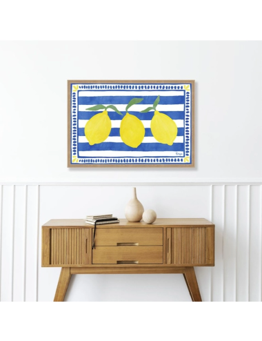 Tableau citrons déco cuisine méditerranéenne – Orya