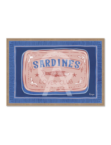 Tableau sardines rétro cuisine – Orya
