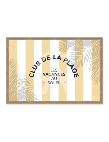Tableau Club de la plage rétro – Orya