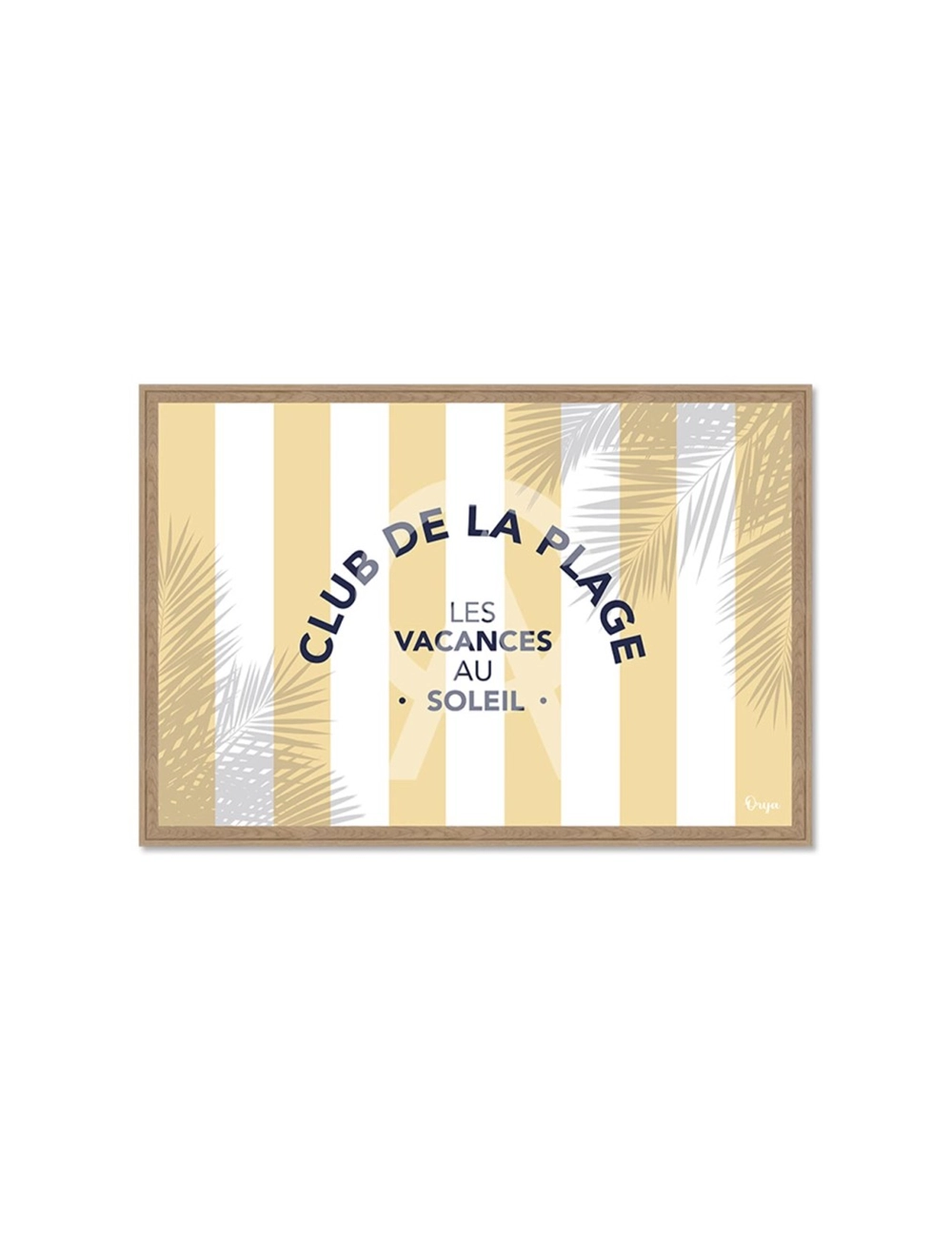Tableau Club de la plage rétro – Orya