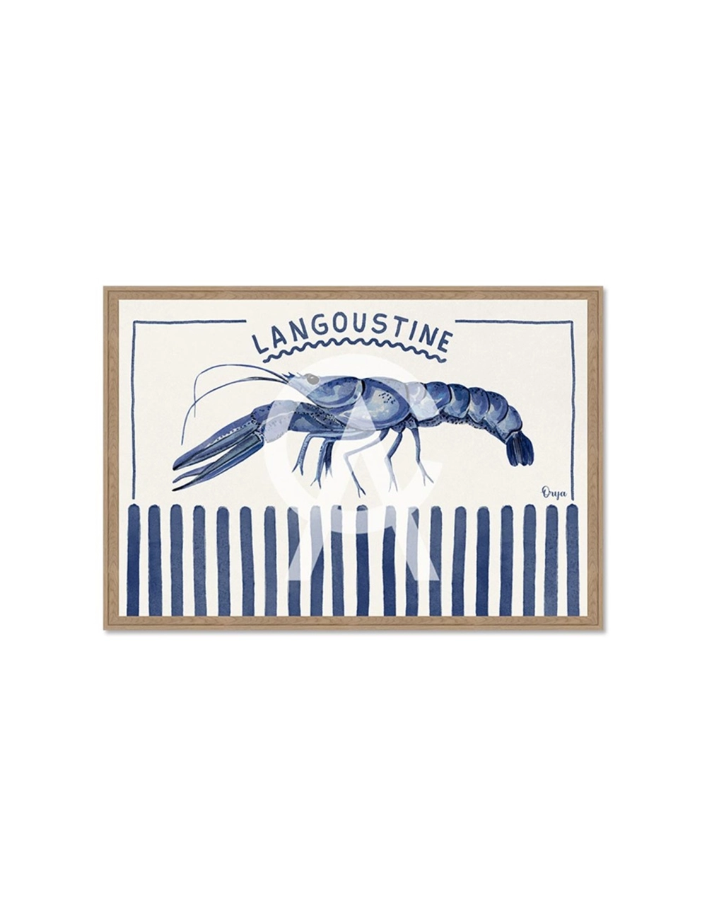 Tableau langoustine bleue cuisine bord de mer – Orya