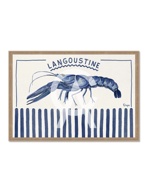 Tableau langoustine bleue cuisine bord de mer – Orya