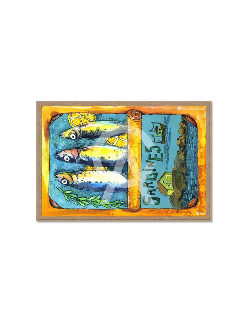 Tableau boîte de sardines vintage – Orya