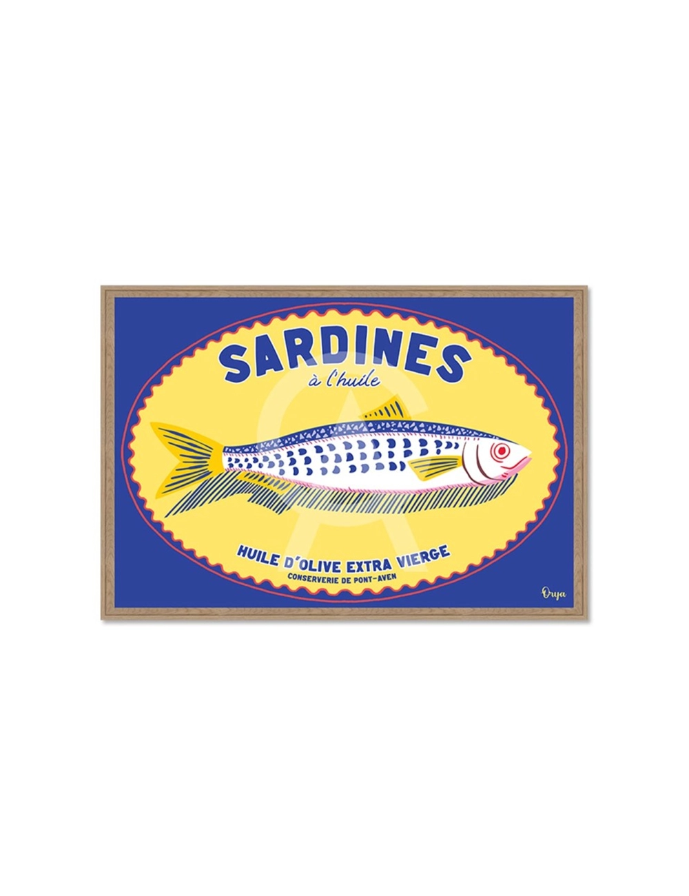 Tableau sardines à l’huile vintage – Orya