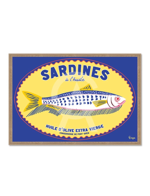 Tableau sardines à l’huile vintage – Orya