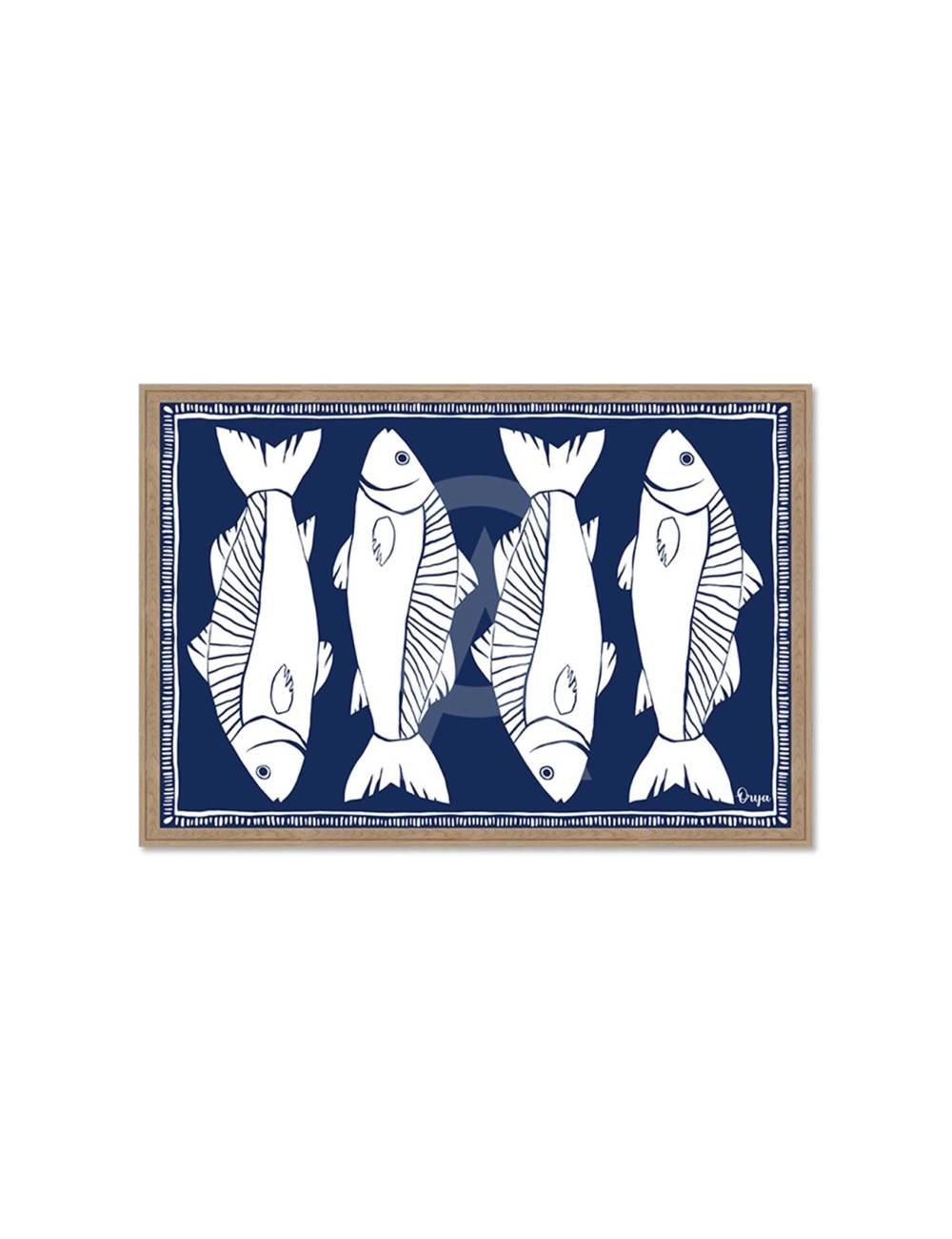 Tableau poissons bleus cuisine – Orya