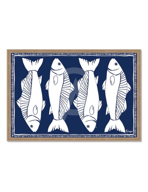 Tableau poissons bleus cuisine – Orya