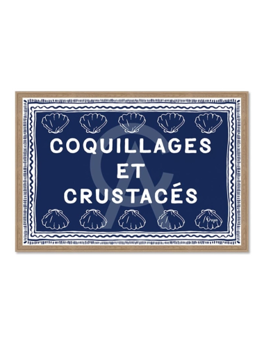 Tableau Coquillages et Crustacés – Orya