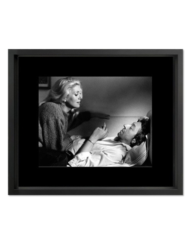 " Deneuve et Gainsbourg ", Tableau cinéma noir et blanc