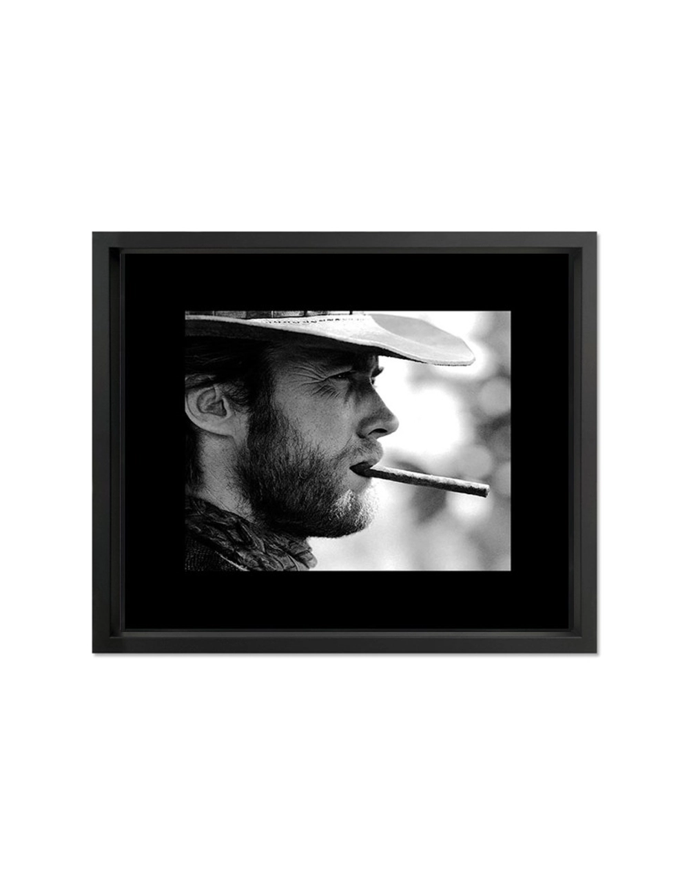" Clint Eastwood", Tableau cinéma noir et blanc