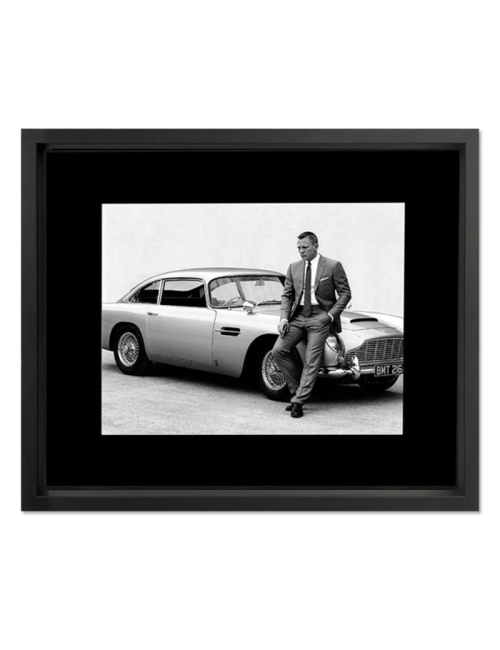 Tableau cinéma James Bond-Daniel Craig-noir et blanc