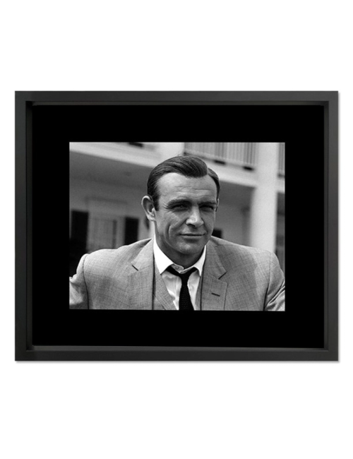 Tableau cinéma Sean Connery-James Bond noir et blanc