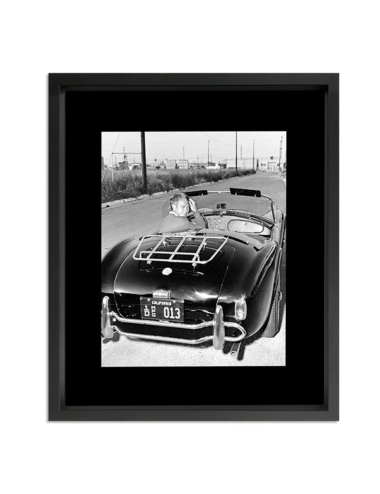 Tableau cinéma Steve McQueen noir et blanc