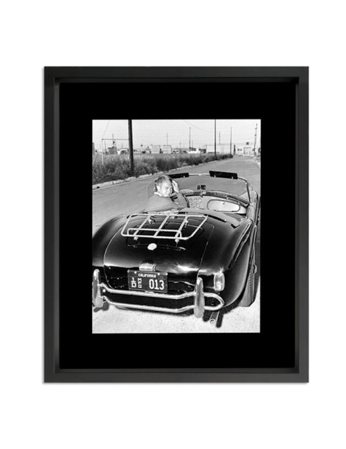 Tableau cinéma Steve McQueen noir et blanc