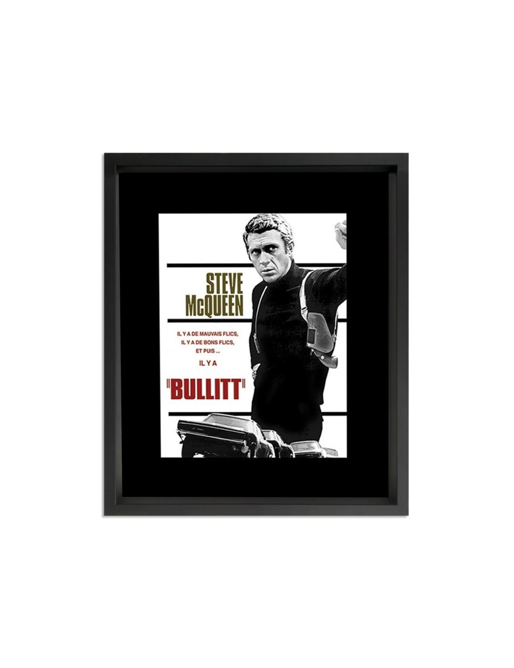 Tableau cinéma Bullitt Steve McQueen