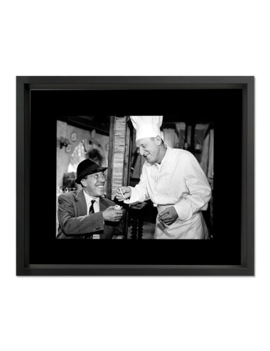 Tableau cinéma La Cuisine au beurre Bourvil Fernandel